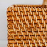 Rattan Flatware Caddy | Tall