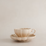 Pink Bouquet Teacup & Saucer by Marumitsu Poterie of Japan