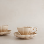 Pink Bouquet Teacup & Saucer by Marumitsu Poterie of Japan