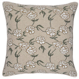 20x20 Marigold Linen Blockprint Pillow