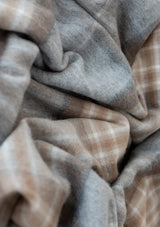 Lambswool Knee Blanket or Scarf in Mackellar Tartan 30"