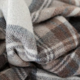 Recycled Wool Blanket in Stewart Tartan