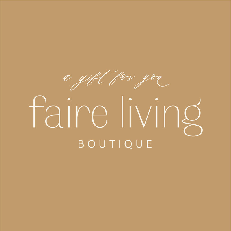 Faire Living Gift Card