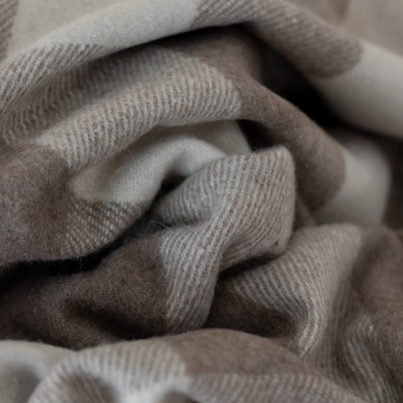 Recycled Wool Blanket in Jacob Tartan